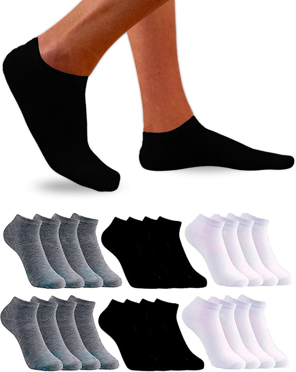 12 Pares Calcetines Tobilleros Divabonna
